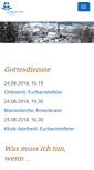 Mobile Screenshot of pfarrei-unteraegeri.ch