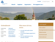 Tablet Screenshot of pfarrei-unteraegeri.ch